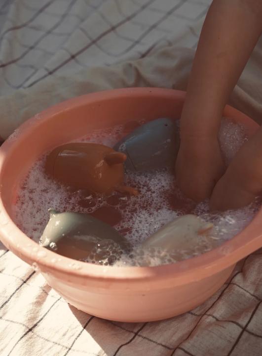 Image du produit Leo et Lea Jouets de bain 4 pièces silicone Montessori