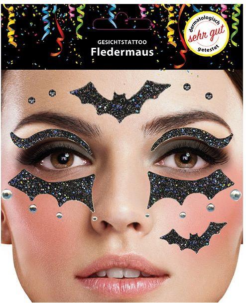 Produktbild Sombo Gesichts Tattoo Fledermaus