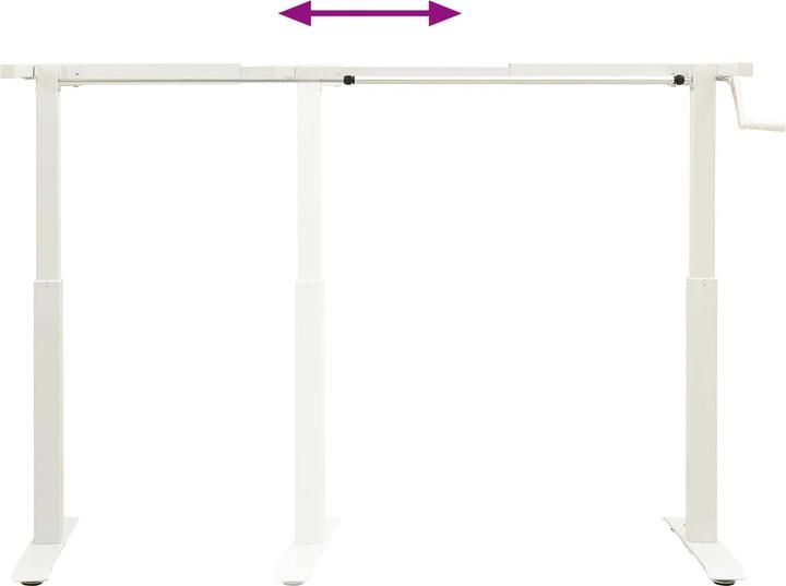 Image du produit vidaXL Verstellbarer Schreibtisch (60 x 120 x 115.50 cm)