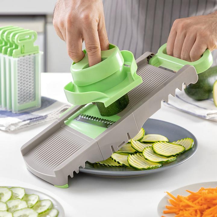 Image du produit InnovaGoods Râpe Mandoline Pliable 6 en 1 Choppie