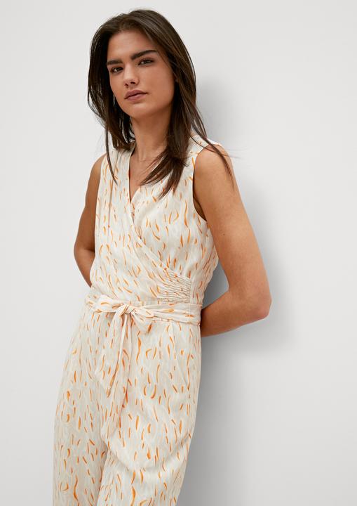 Image du produit Comma Jumpsuit mit Crêpestruktur (36)