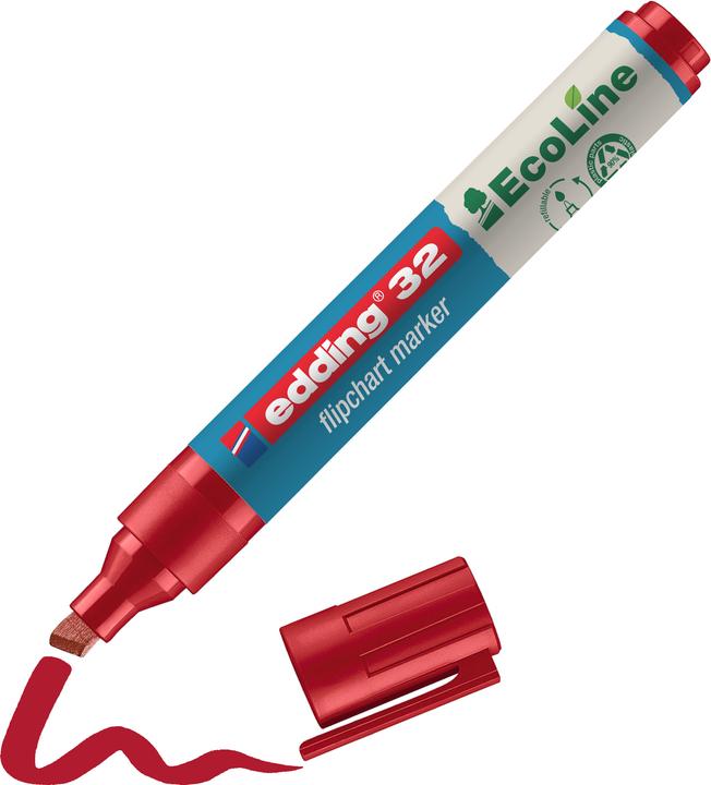 Produktbild Edding Flipchart Marker 32 (Rot, 5 mm, 1 x)