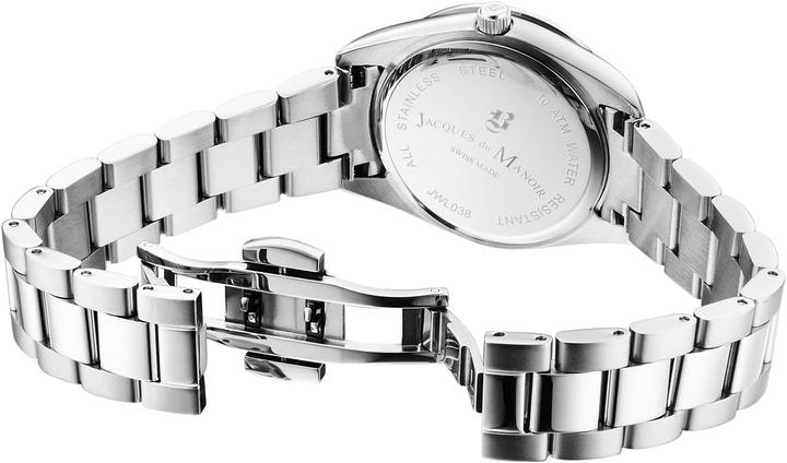 Produktbild Jacques du Manoir Elegantes analoges Damenarmbanduhr mit wasserdichtem Quarzwerk (Analoguhr, Swiss Made, 32 mm)