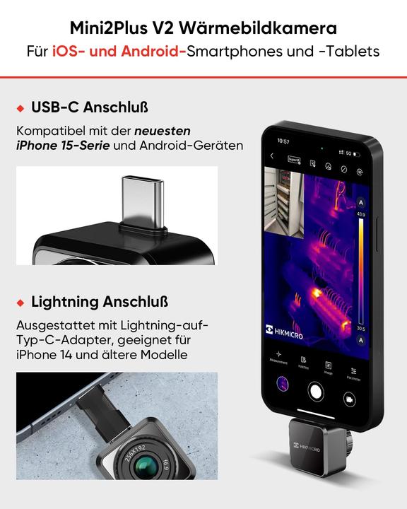 Actual product image Hikmicro Mini2Plus V2