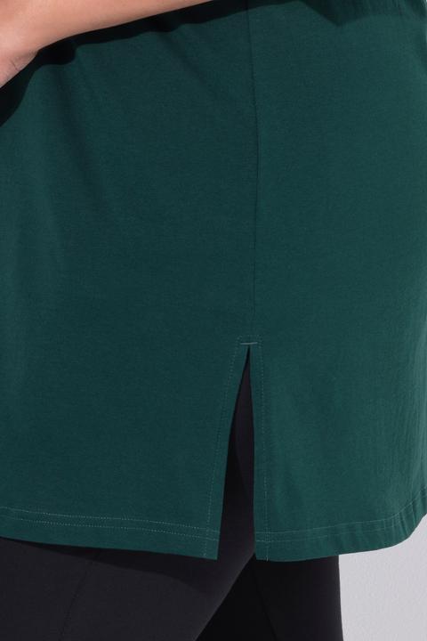 Produktbild Ulla Popken Longshirt, A-Linie, V-Ausschnitt, 3/4-Arm (60)