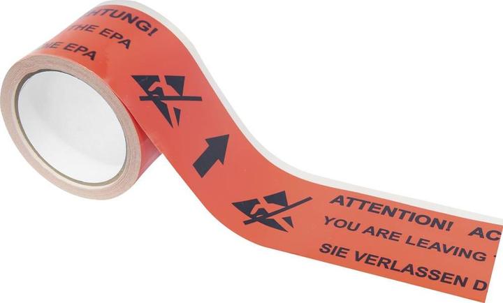 Produktbild BJZ ESD-Bodenmarkierungsband 15 m Rot (L x B) 15 m x 70 mm A-7357 selbstklebend