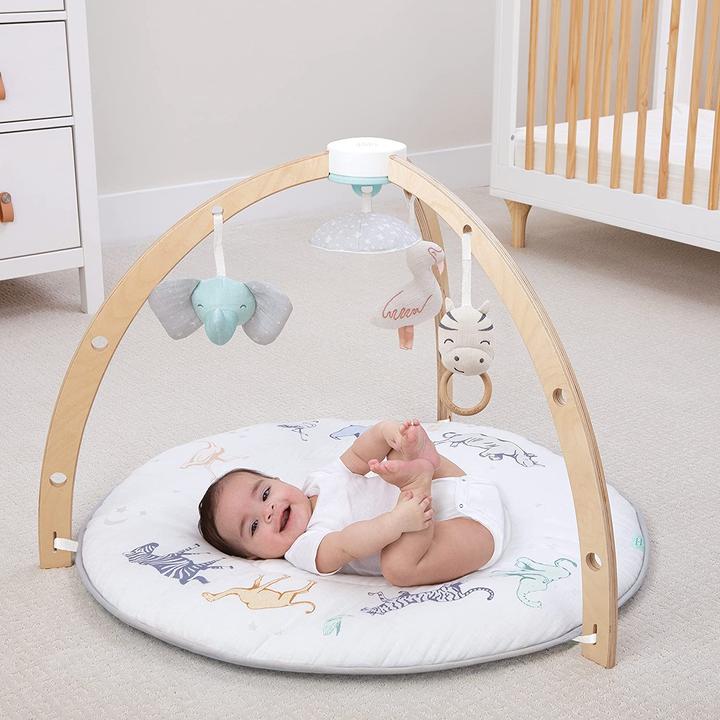 Actual product image aden + anais Adventure blanket with play bow