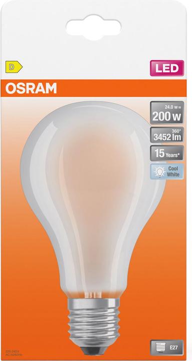 Produktbild Osram Led Star Classic A (E27, 24 W, 3452 lm, 1 x, D)