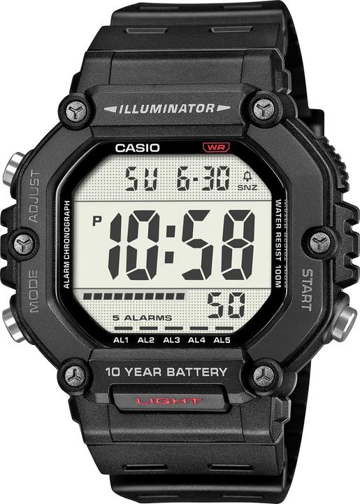 Produktbild Casio Herrenuhr AE-1600H-1AVDF + Box (Digitaluhr)