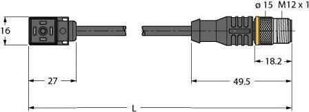 Actual product image Turck Valve connector