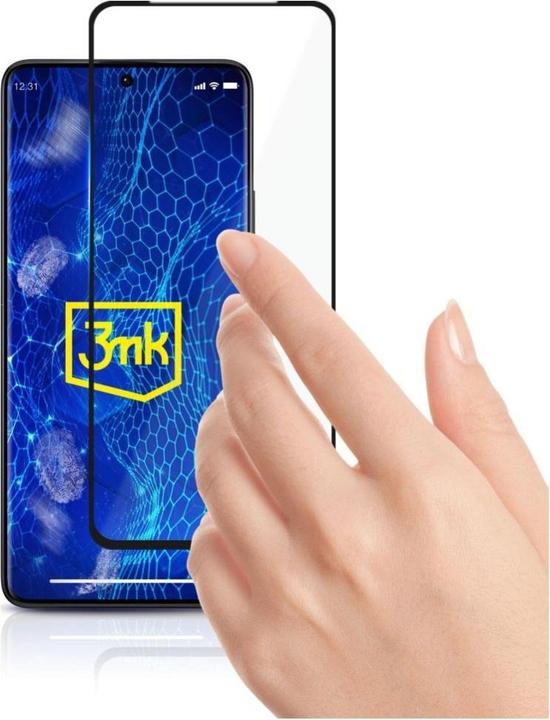 Produktbild 3MK Redmi Note 13 Pro+ - HardGlass Max Lite Black (Xiaomi Redmi Note 13 Pro+)