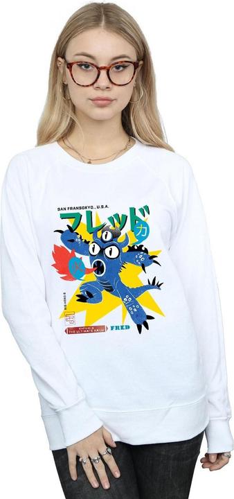 Actual product image Disney Womens/Ladies Big Hero 6 Fred Ultimate Kaiju Sweatshirt (L)