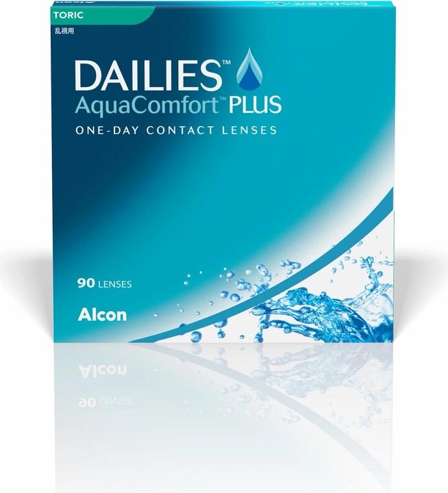 Actual product image Dailies AquaComfort PLUS Toric (30 Piece, Daily lens, Toric)
