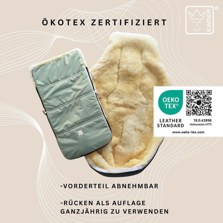 Image du produit Kaiser Baby Kaiser Lammfell Fusssack Dublas 2.0, salbei green/grey
