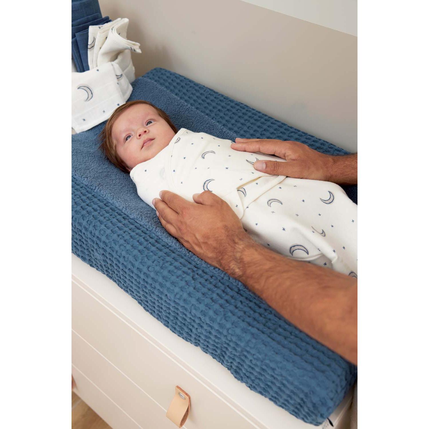 Thumbnail - Meyco, Pucktuch + Nuscheli, Swaddle (80 cm, 62 cm)