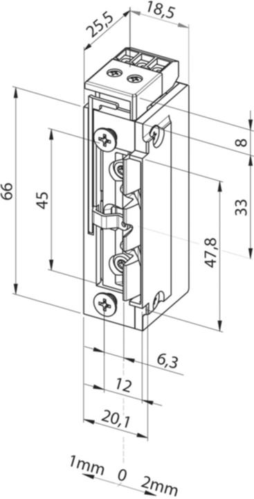 Image du produit effeff Gâche électrique 118 F.13 ProFix 2 (Intérieur)