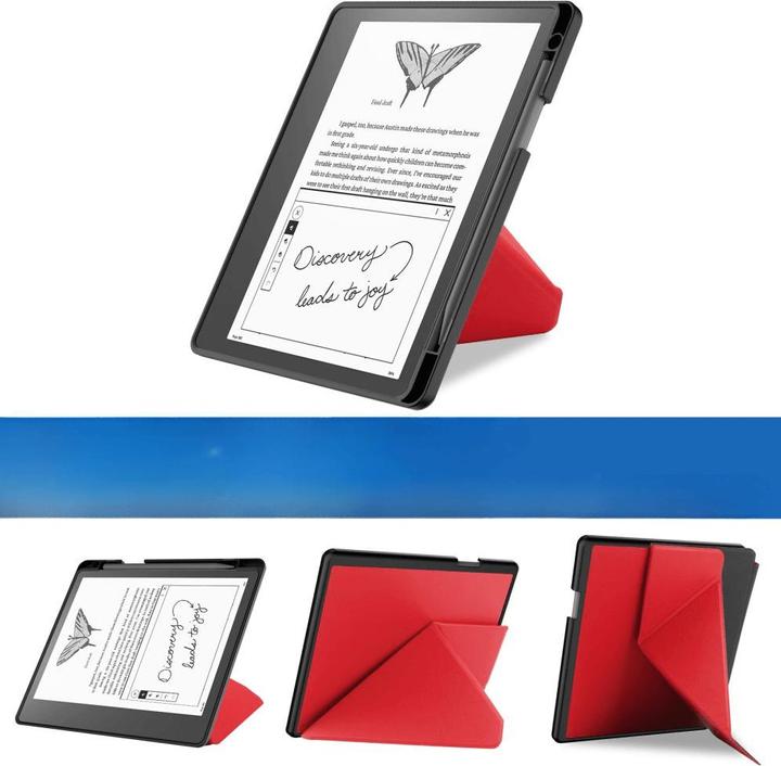 Actual product image Cover-Discount Kindle Scribe - Protective cover case red