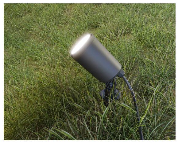 Actual product image Hama WLAN garden light incl. ground spike, waterproof, coloured, dimmable (450 lm, IP65)