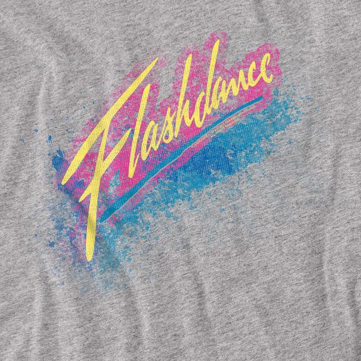 Actual product image Flashdance Unisex Adult Spray Logo T-Shirt (S)