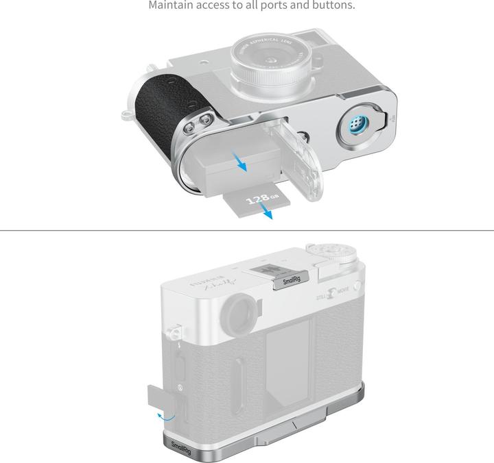 Produktbild SmallRig L-Winkel mit Silikon-Griff, Detailfarbe: Silber