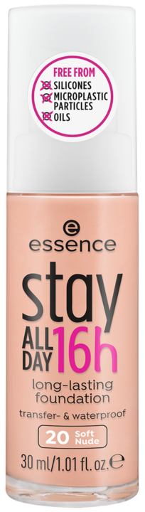 Produktbild essence stay All Day 16h long-lasting Foundation (20 Soft Nude)