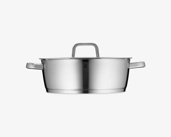 Produktbild WMF Bräter mit Dampfgareinsatz stahlgrau (Edelstahl, 28 x 20.20 cm)