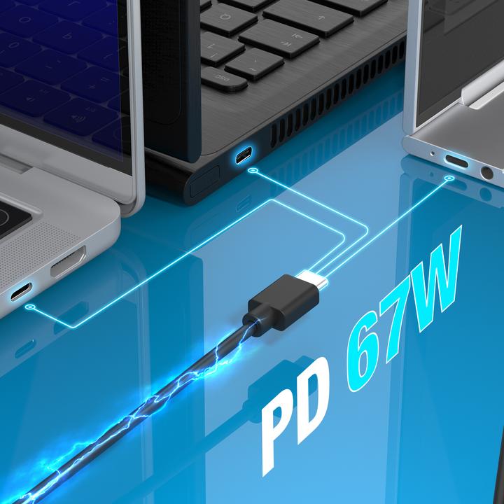 Image du produit j5Create JUP1565DCE3A-EN Mini chargeur PD 67W USB-C® GaN avec 3 types de connecteurs CC - EU (67 W)