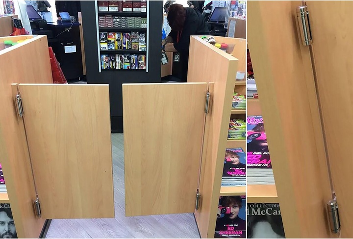 Produktbild Ibfm Pendeltürband einseitig wirkend, niedrig, Stahl verzinkt