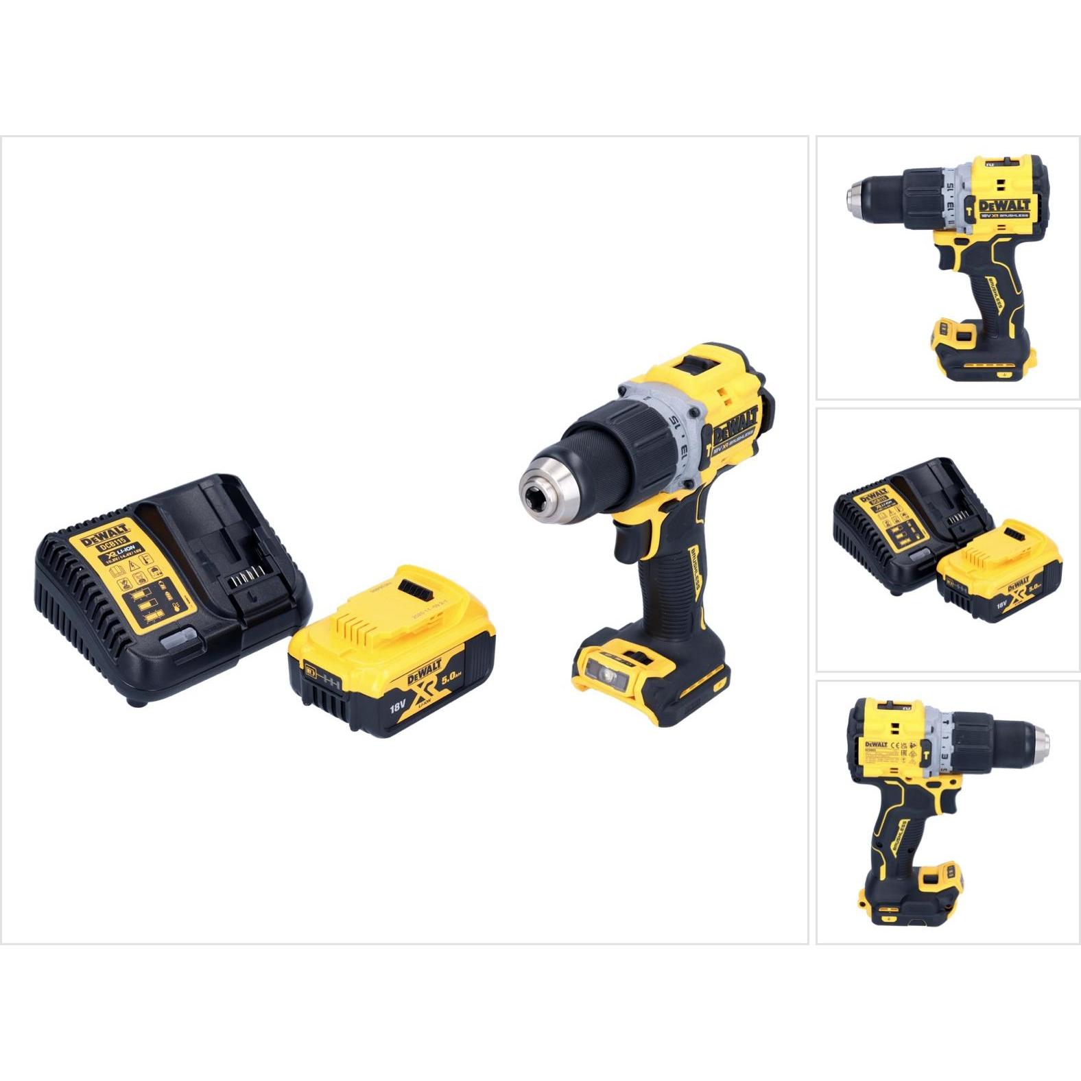 DeWalt, Trapano + Avvitatore a batteria, DCD 805 P1