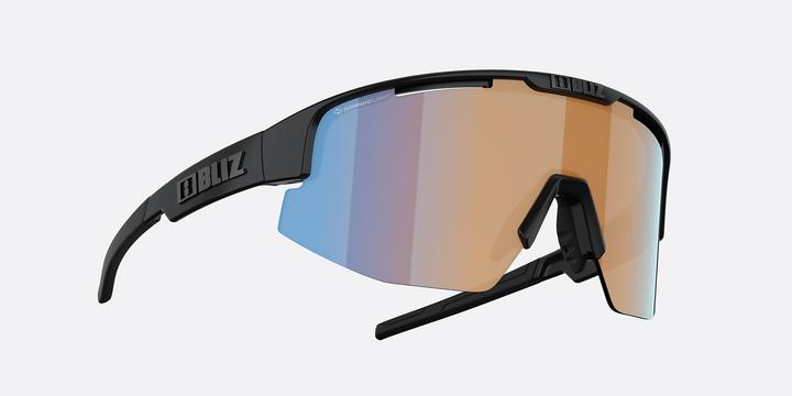 Actual product image Bliz Matrix Small Nano Optics Nordic Light (Matt Black, Coral w blue multi)