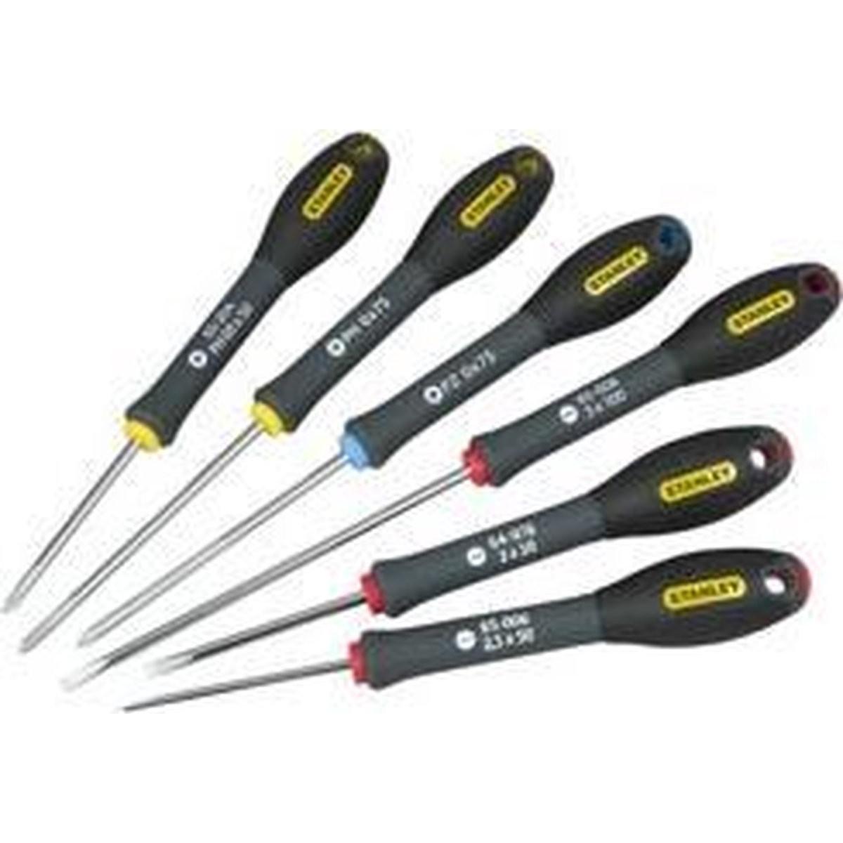 Stanley, Cacciavite, Set Di Cacciaviti, 6 Pezzi (Porta, Fessura Croce Phillipps (Ph), Cacciavite A Croce Pz)