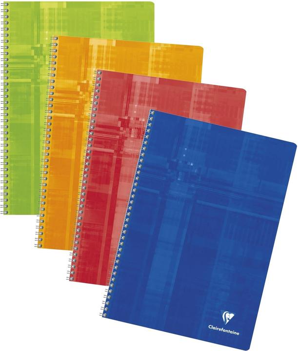 Produktbild Clairefontaine Notizheft Matris, 50 Blatt, A4, 5 mm kariert, assortiert (A4, Kariert)