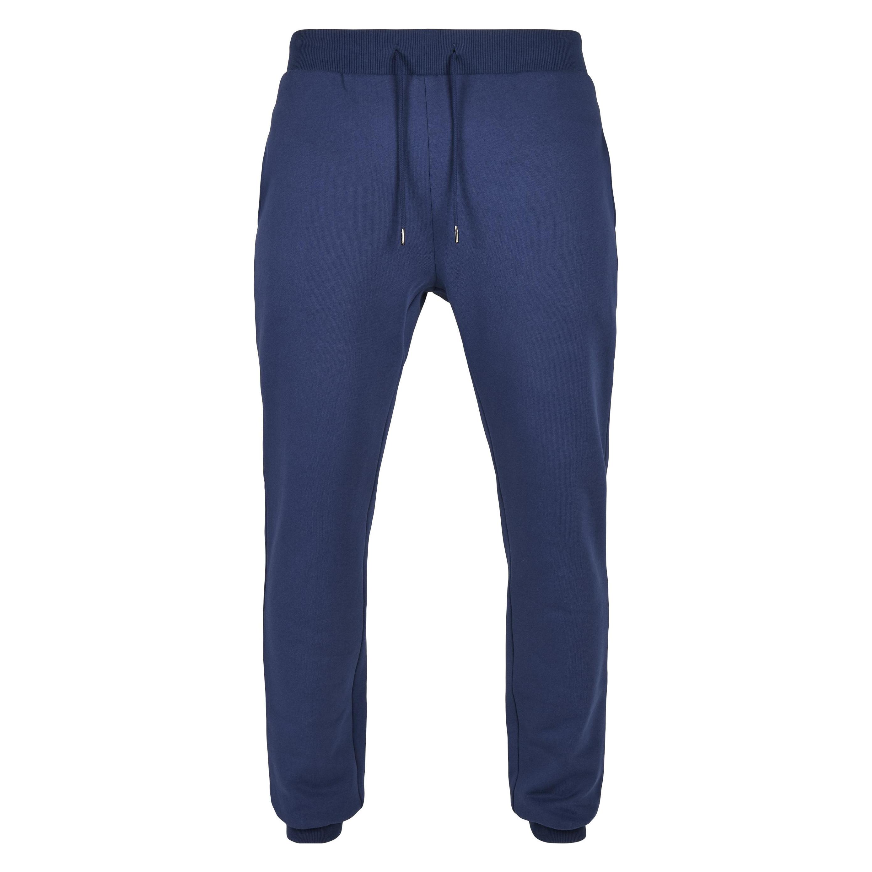 Urban Classics, Herren, Hosen, Organic Basic Sweatpants, Blau, (4XL)