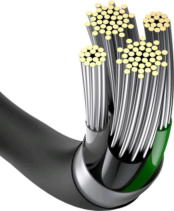 Actual product image Baseus Superior Series Cable USB to iP 2.4A 2m (black) (2 m, USB 2.0)
