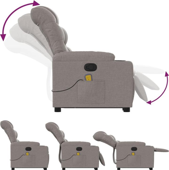 Image du produit vidaXL Massagesessel mit Aufstehhilfe