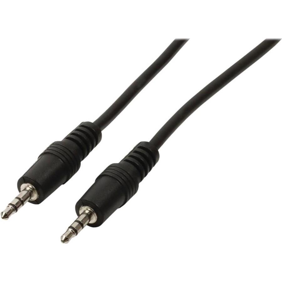 Nedis Stereo-Audiokabel 3.5 mm Stecker 3.5 mm Stecker Vernickelt 1.00 m rund Schwarz B (1 m, 3.5mm Klinke (AUX)), Audio ...