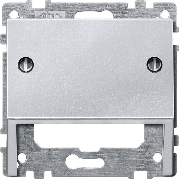 Produktbild Merten Zentralplatte Mod-Jack 1f System M alu 464660
