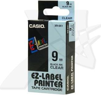 Produktbild Casio Schriftband XR (0.90 cm, Schwarz, Transparent)