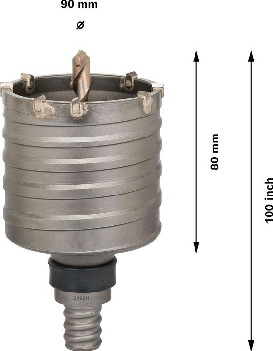 Produktbild Bosch Professional Zubehör PRO SDS max-5 Core Cutter, 90 x 80 x 100 mm (90 mm)
