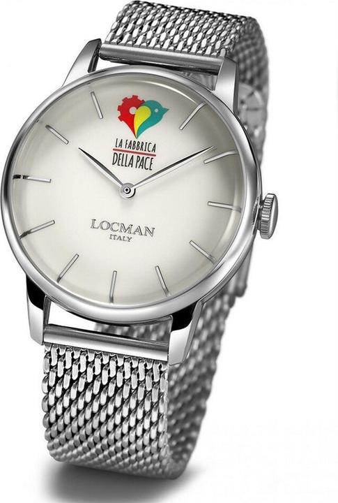 Immagine prodotto Locman Orologio da uomo Italia 1960 La Fabbrica Della Pace Ref. 0251 (Orologio da polso analogico, 41 mm)