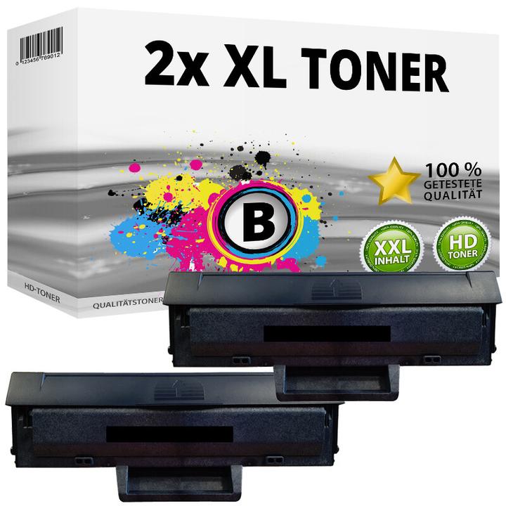 Druckfuxx 2 XL Toner für HP Laser 107r MFP 135 wg 137 fnw 138p 106A W1106A 2.00