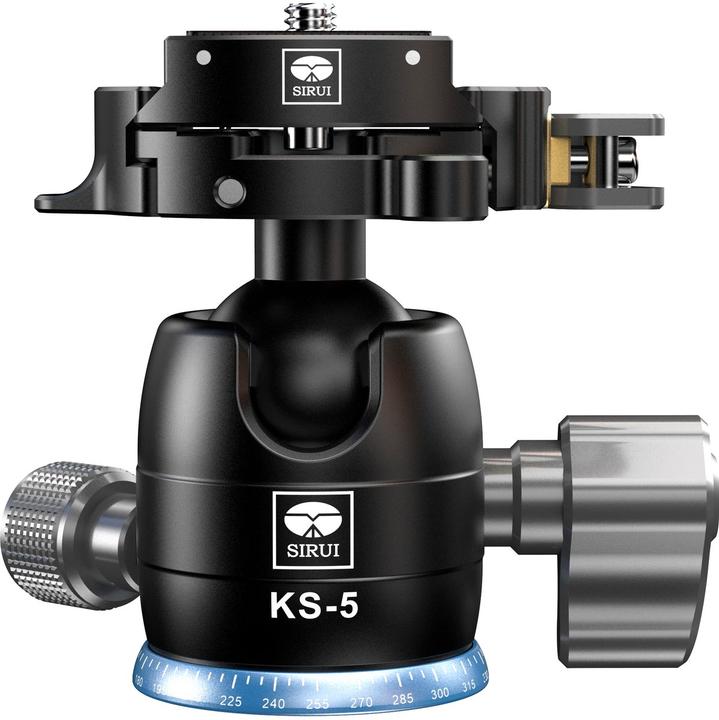 Sirui KS-5 Kugelkopf black mit Schnellverschluss und TY-55X Platte (Kugelkopf)