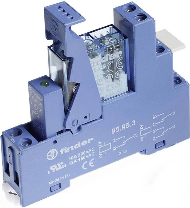 Produktbild Finder Koppel-Relais-Baustein, Serie 49 49.61.9.024.0050 1 Wechsler 16 A