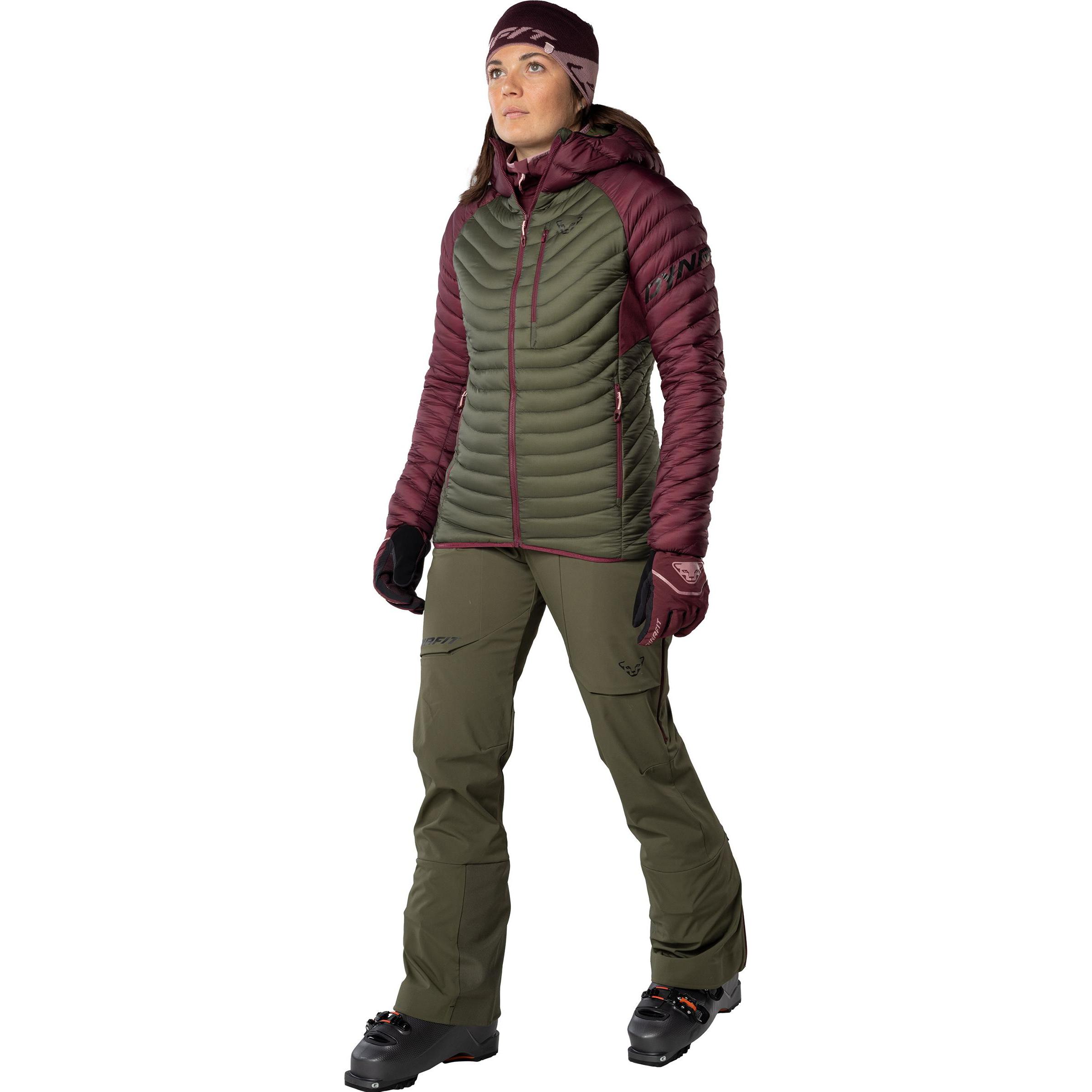 Thumbnail - Dynafit, Damen, Skijacke, Radical Down W Hood Jkt Isolationsjacke (34), Rot, 34