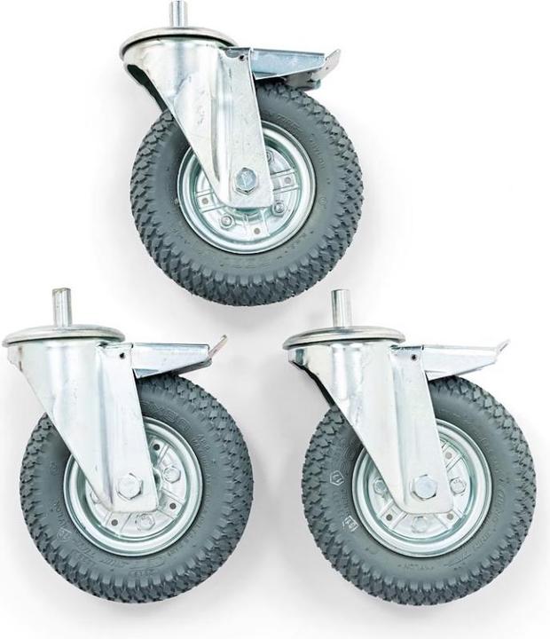 Image du produit Manfrotto Jeu De Roues 200 mm Avec Freins (Pince de pied)