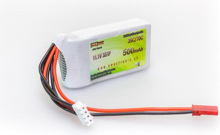 Actual product image Swaytronic LiPo. V35/70 Soft Case JST (11.10 V, 500 mAh)