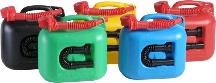 Actual product image Hünersdorff Fuel canister PREMIUM (UN) 5 L red UN approval HDPE red accessories