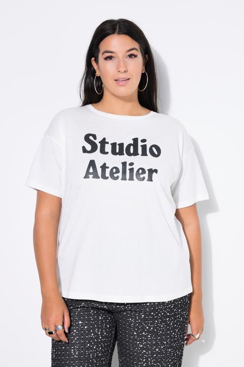 Produktbild Studio Untold T-Shirt, Glitter-Statement, Halbarm (54)