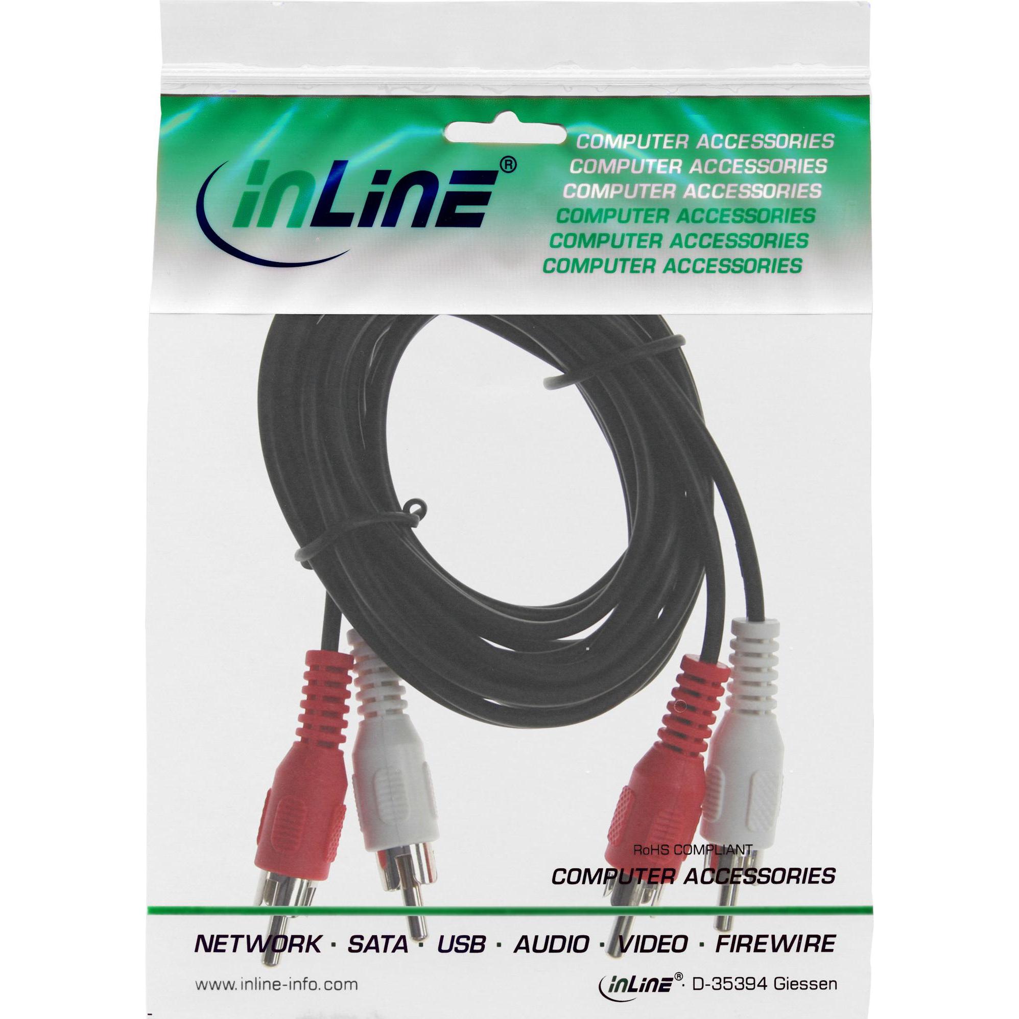 Thumbnail - InLine Cinch Kabel (2 m, Cinch), Audio Kabel