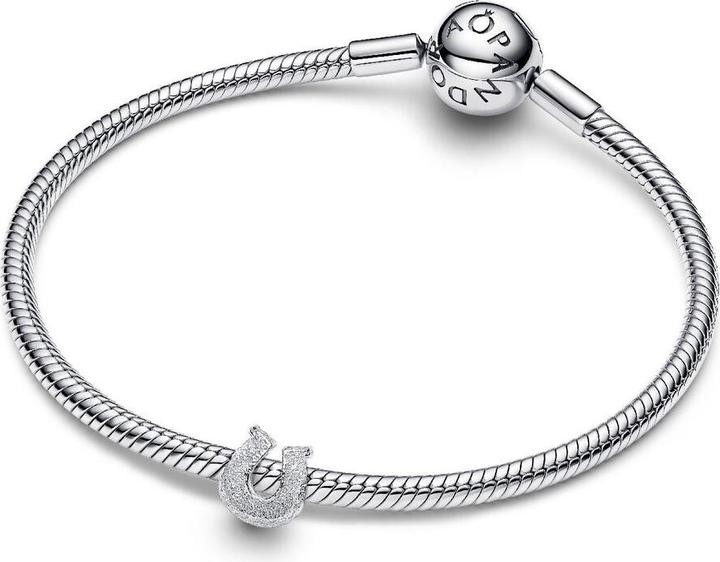 Immagine prodotto Pandora Mini ciondolo a forma di ferro di cavallo testurizzato (Argento 925)